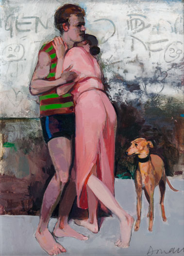 web033couplewithdog